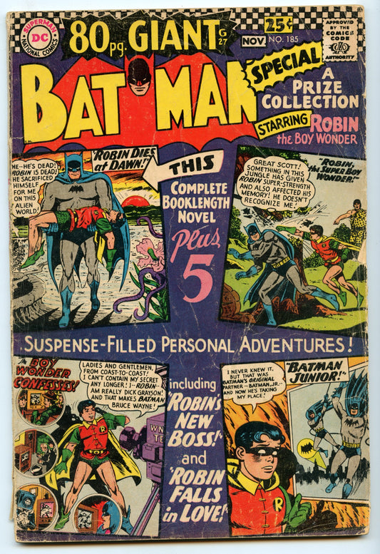 Batman 185 (Oct 1966) GD (2.0)