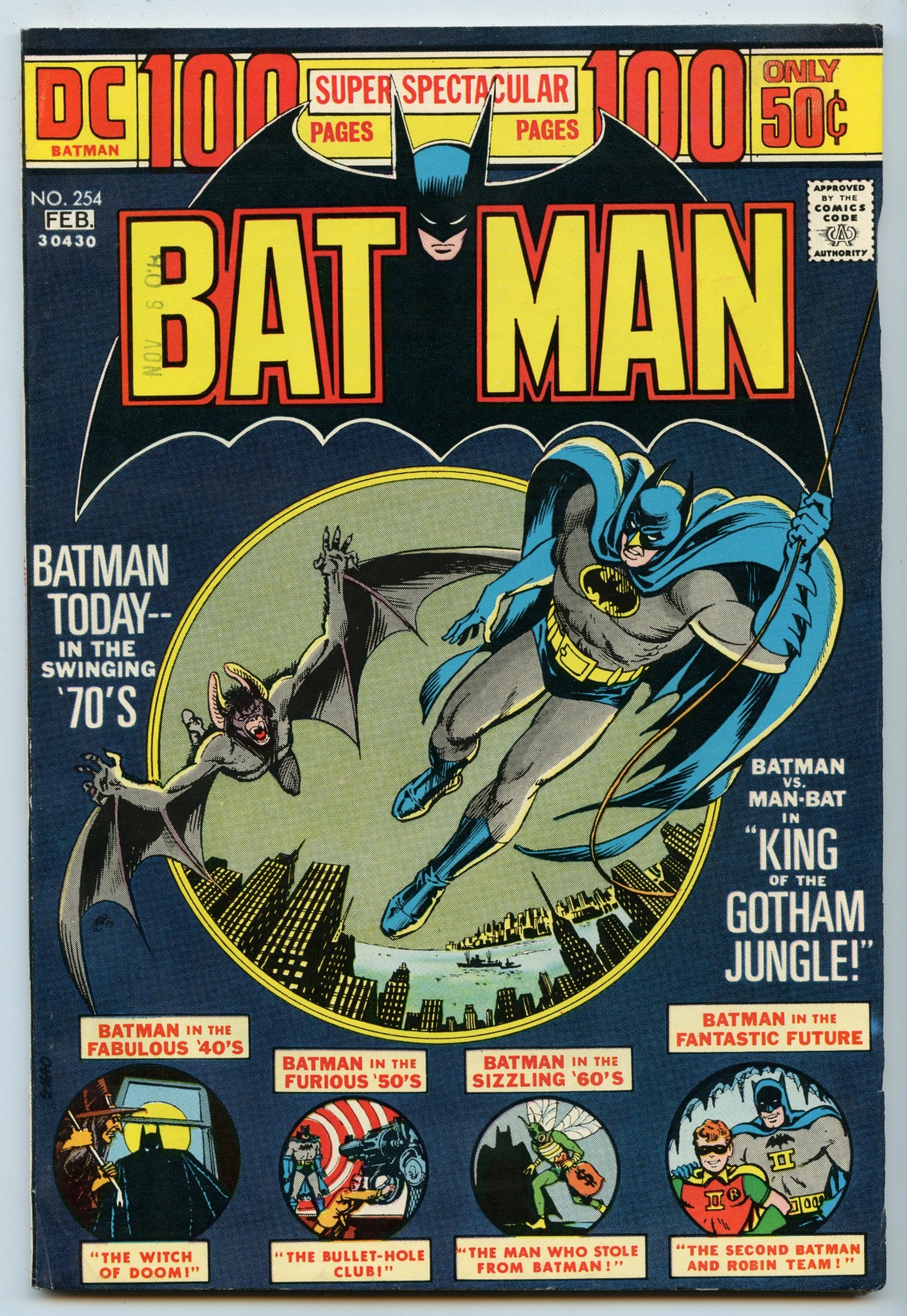 Batman 254 (Feb 1974) FI+ (6.5)