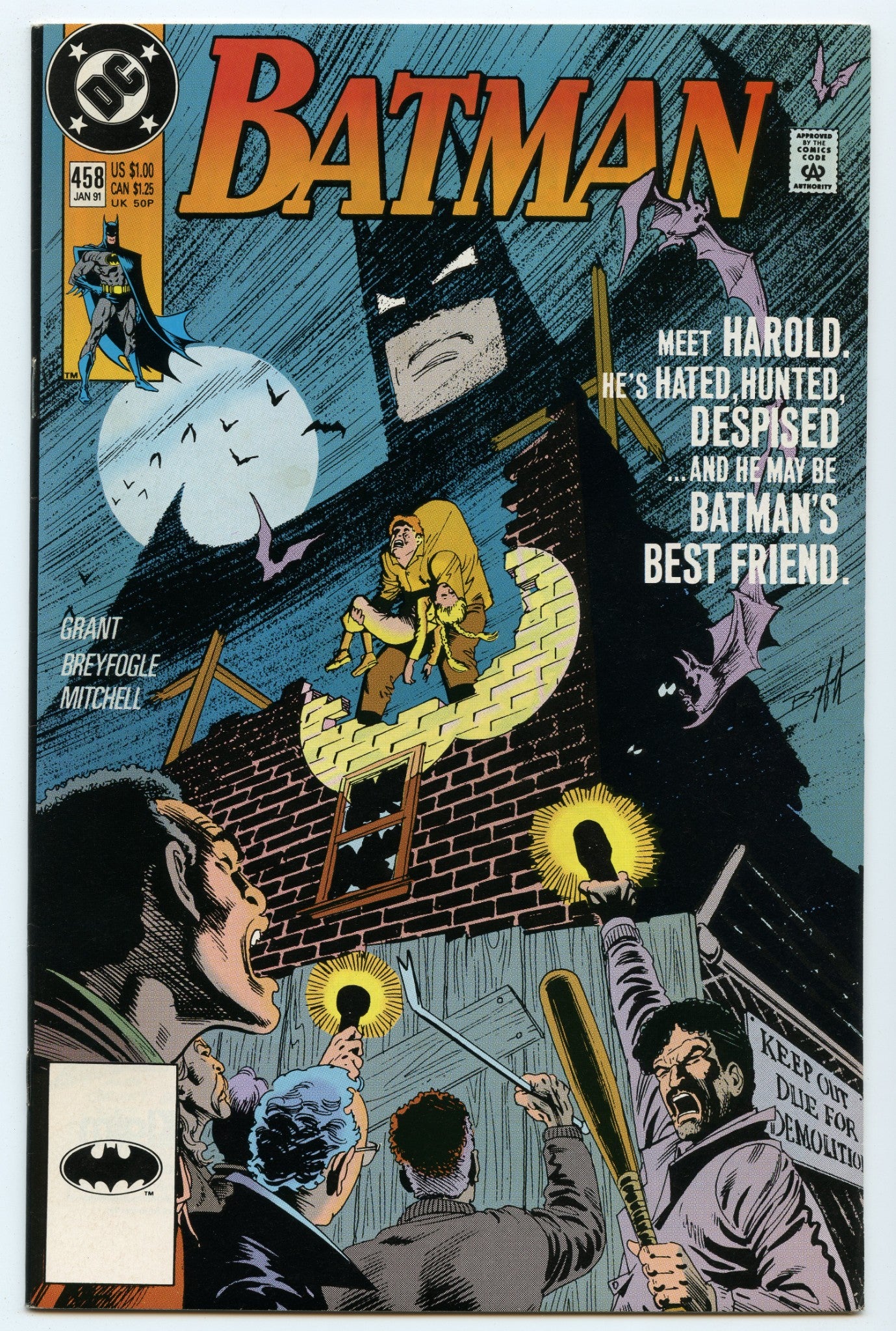 Batman 458 (Jan 1991) NM- (9.2)