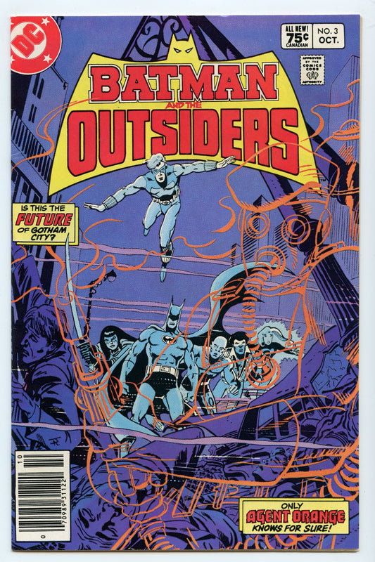 Batman and the Outsiders 3 (Oct 1983) NM- (9.2) - CDN Price variant