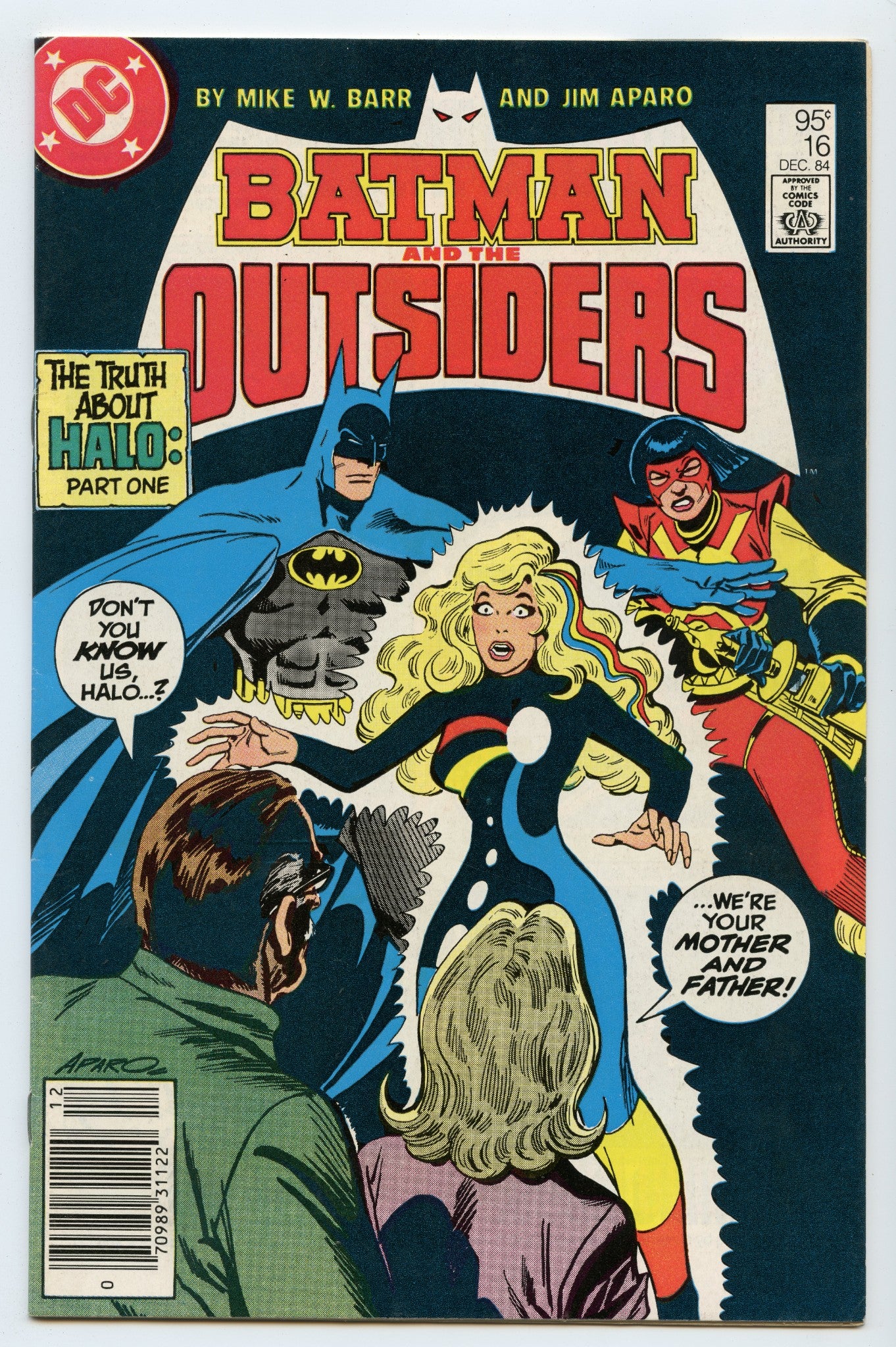 Batman and the Outsiders 16 (Dec 1984) NM- (9.2) - CDN Price variant