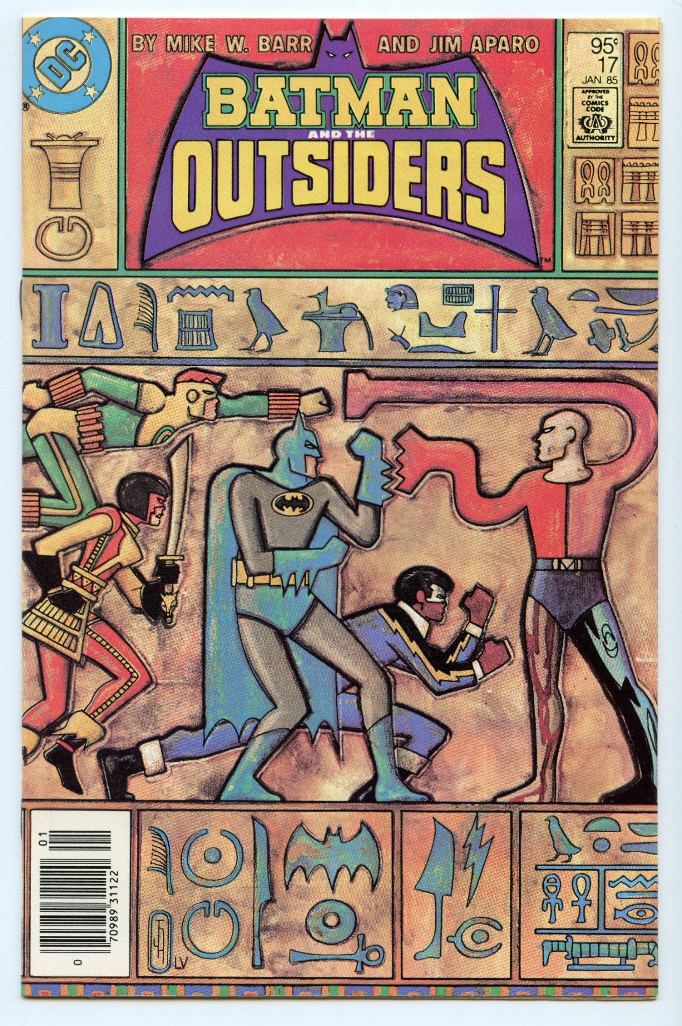 Batman and the Outsiders 17 (Jan 1985) NM- (9.2) - CDN Price variant