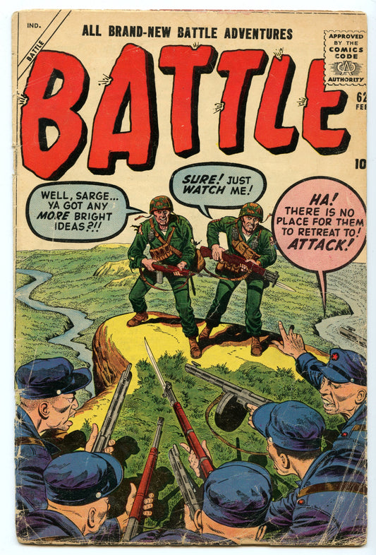 Battle 62 (Feb 1959) GD/VG (3.0)