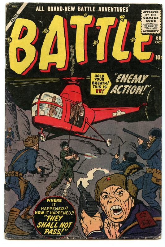 Battle 66 (Oct 1959) GD/VG (3.0)