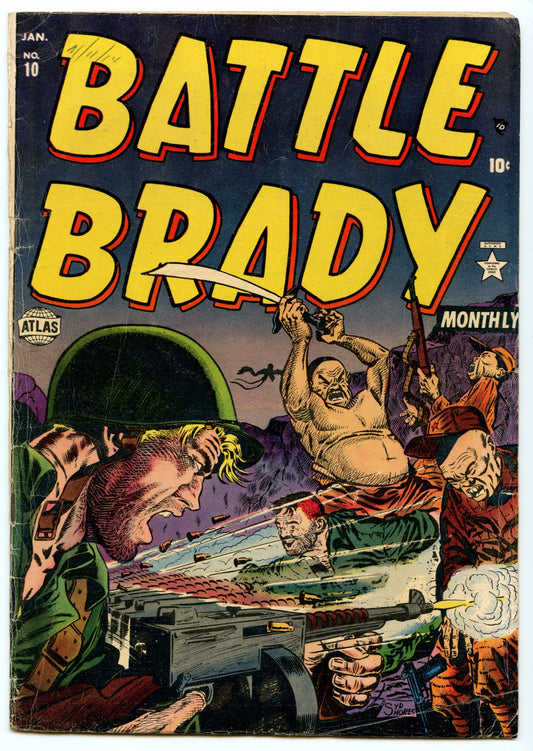 Battle Brady 10 (Jan 1953) VG- (3.5)