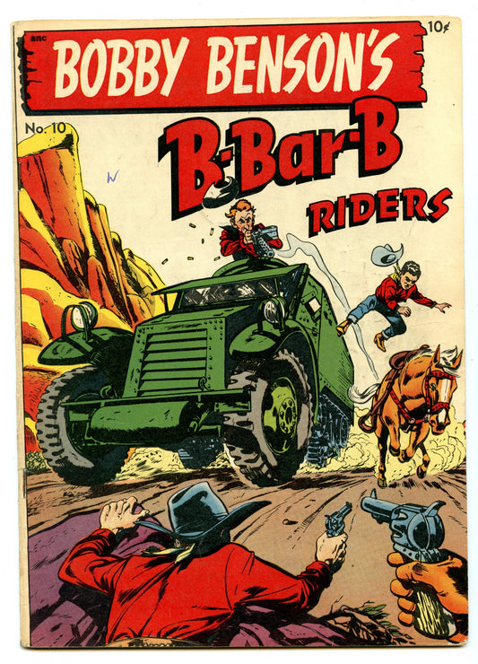 Bobby Benson's B-Bar-B Riders 10 (Jul 1951) FI- (5.5)