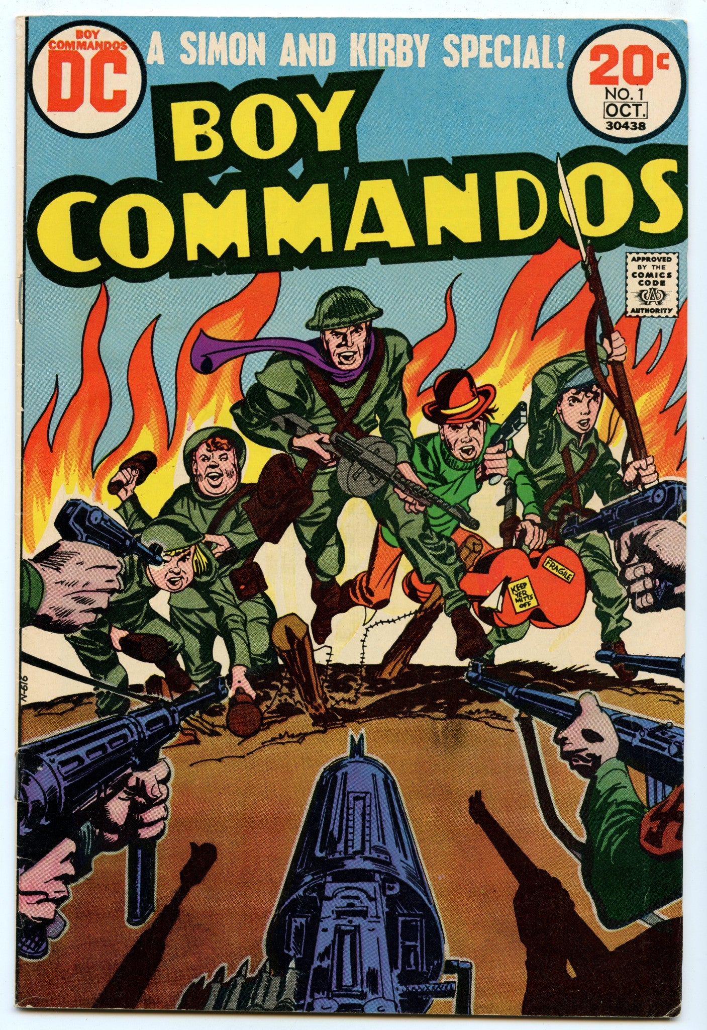 Boy Commandos V2 1 (Oct 1973) VF- (7.5)