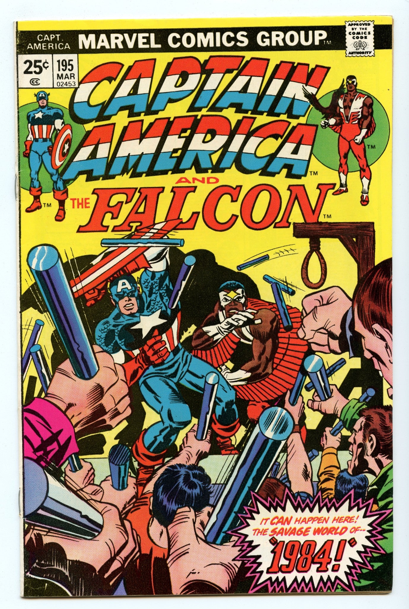 Captain America 195 (Mar 1976) VF+ (8.5) – Cowtown Comics