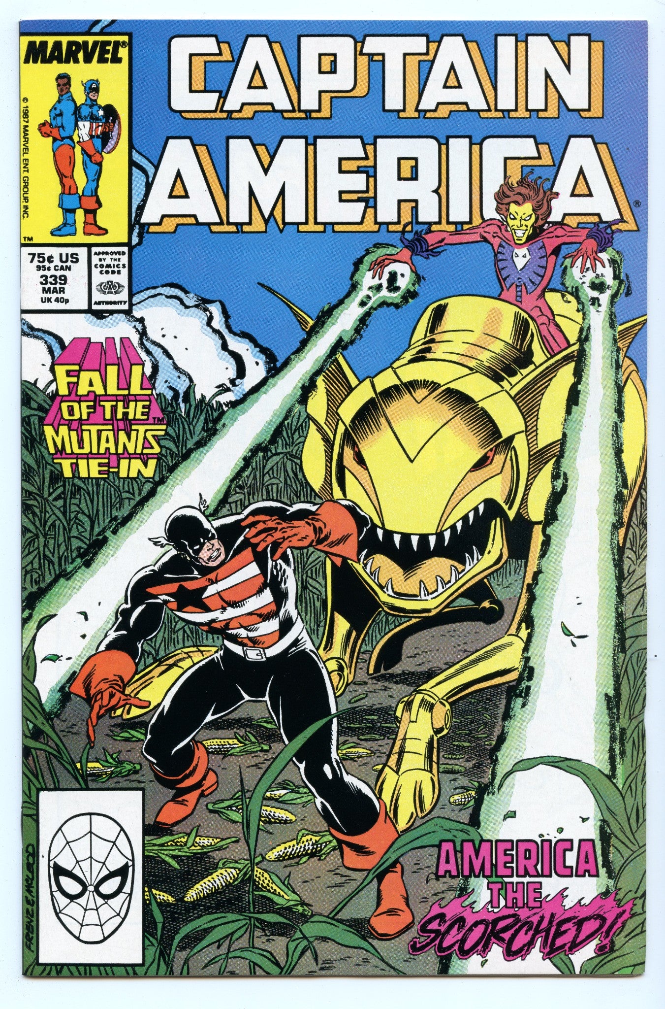 Captain America 339 (Mar 1988) NM- (9.2)