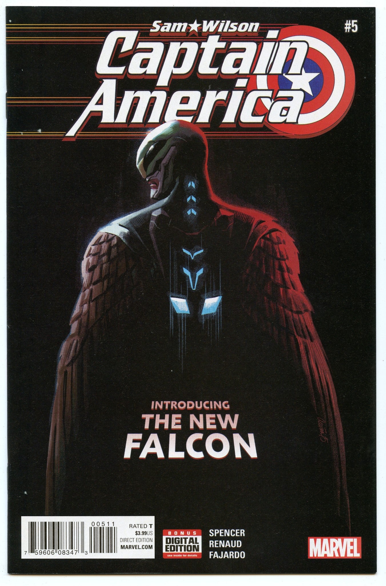 Captain America: Sam Wilson 5 (Mar 2016) NM- (9.2)