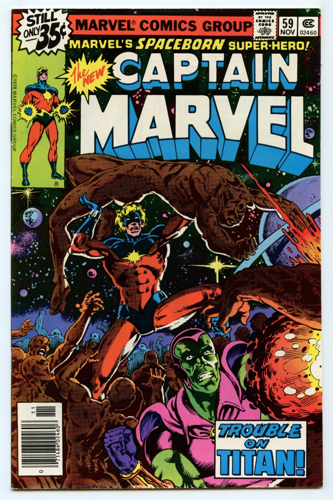 Captain Marvel 59 (Nov 1978) FI/VF (7.0)