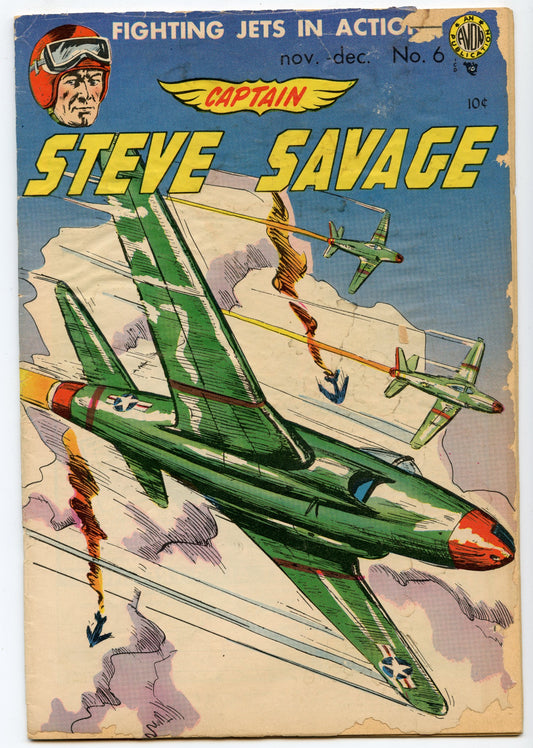 Captain Steve Savage V2 6 (Dec 1954) GD+ (2.5)