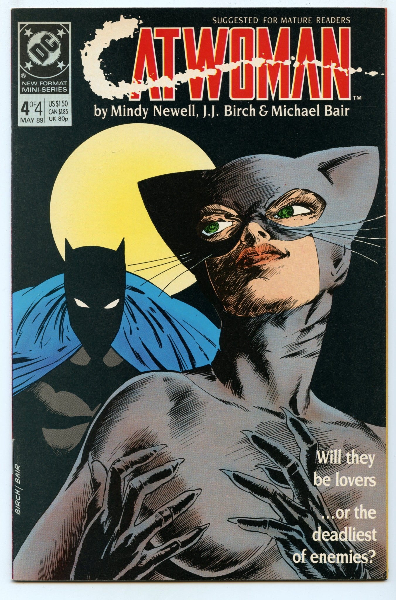 Catwoman mini 4 (May 1989) NM- (9.2)