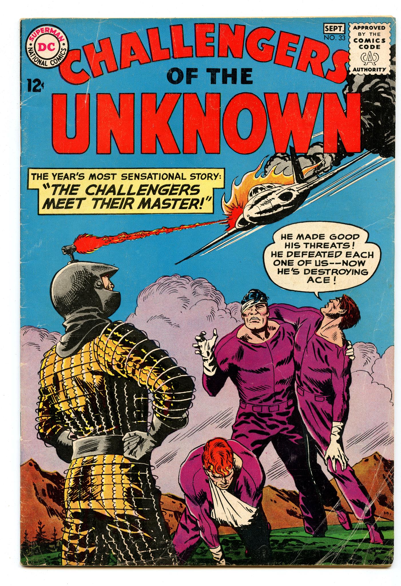 Challengers of the Unknown 33 (Sep 1963) VG (4.0)