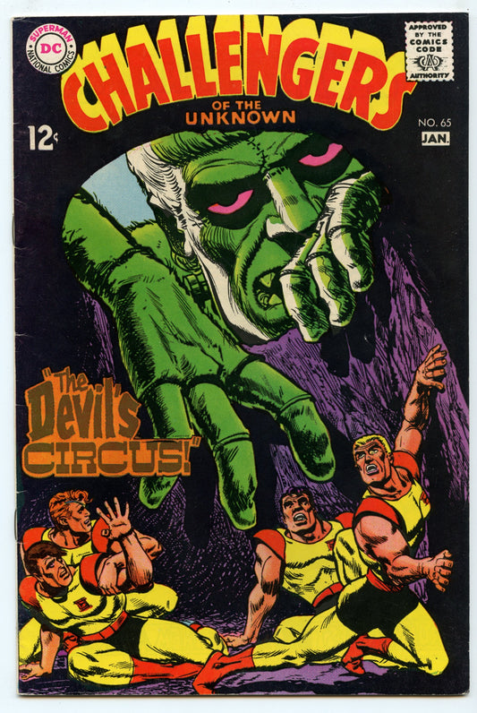 Challengers of the Unknown 65 (Jan 1969) FI (6.0)