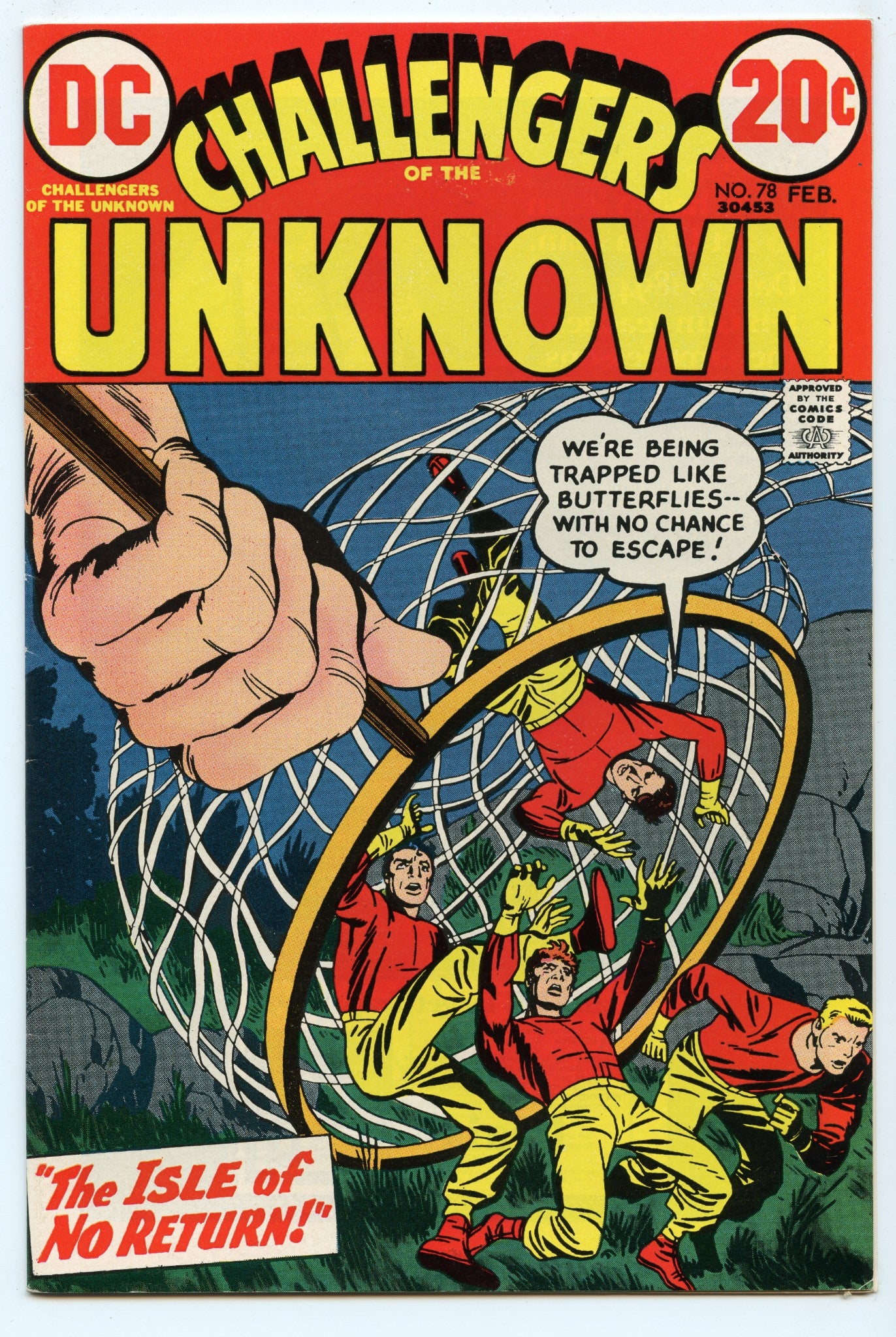 Challengers of the Unknown 78 (Feb 1973) VF- (7.5)