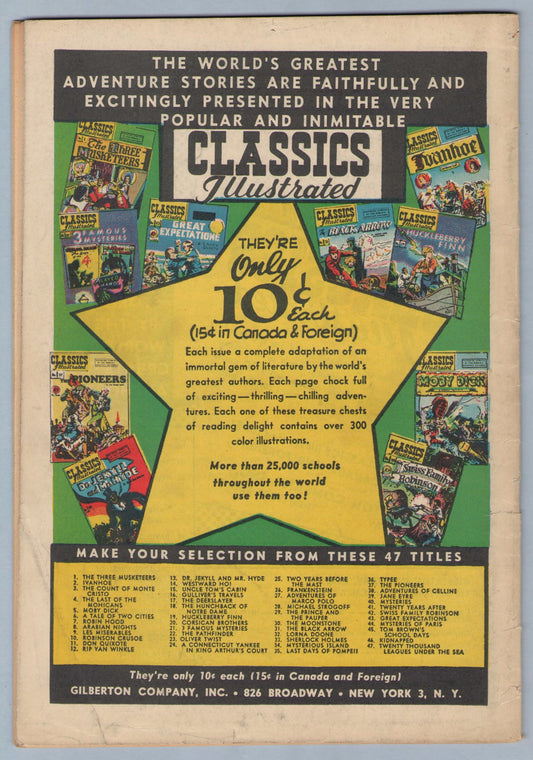 Classics Illustrated 48 (Original) (Jun 1948) VG (4.0)