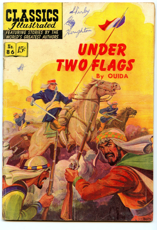 Classics Illustrated 86 (Original) (Aug 1951) VG- (3.5)