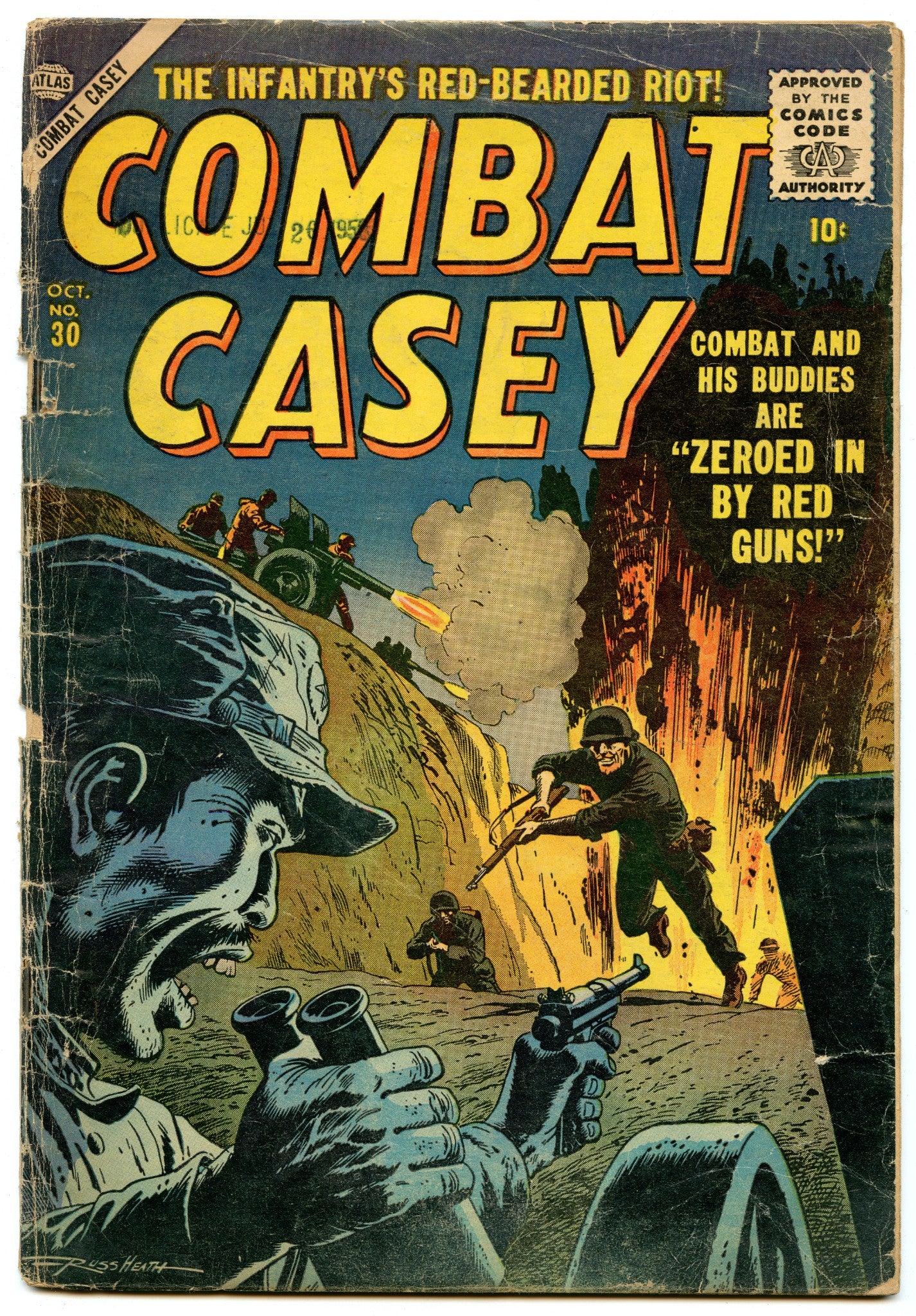 Combat Casey 30 (Oct 1956) GD+ (2.5)