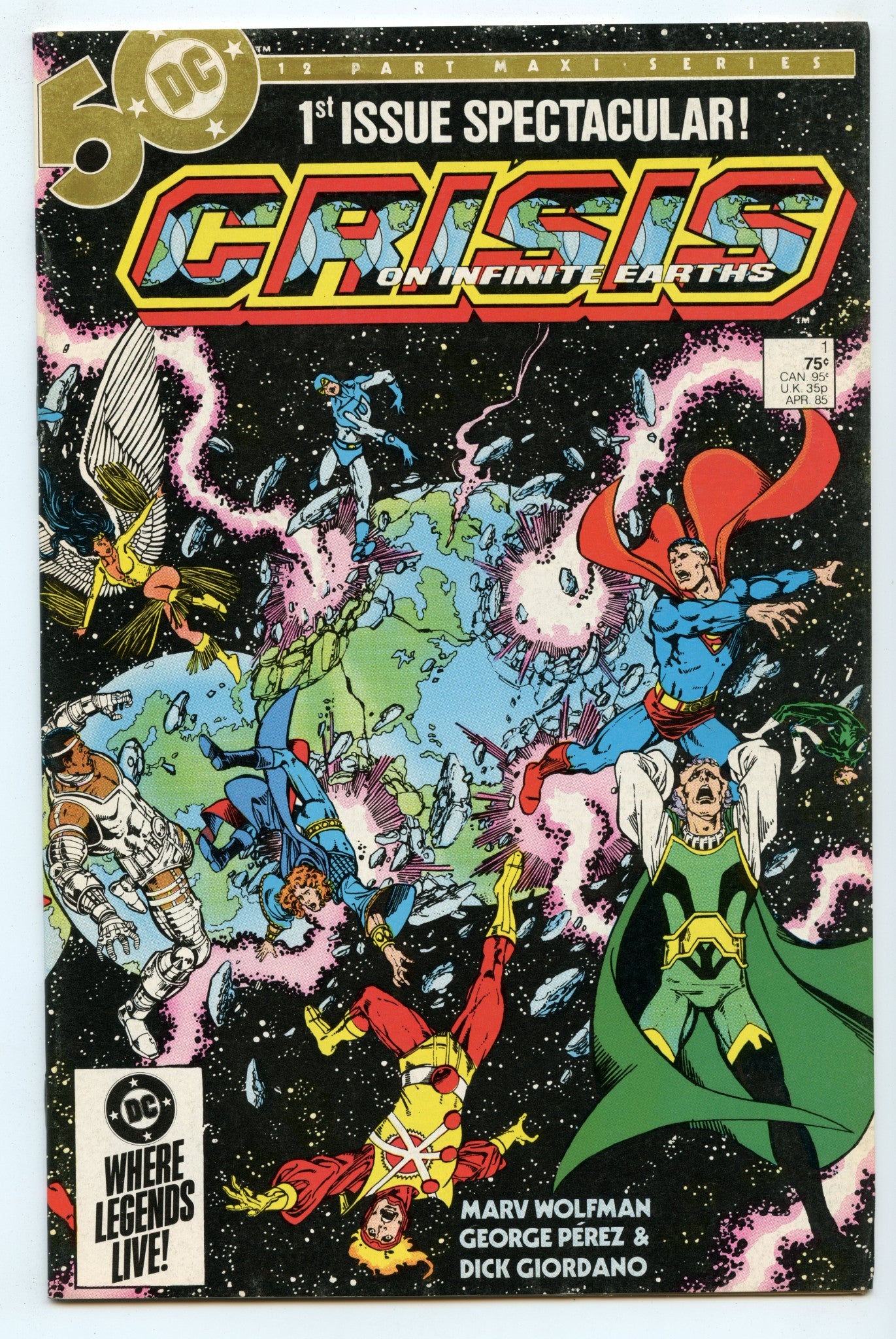 Crisis on Infinite Earths 1 (Apr 1985) NM- (9.2)