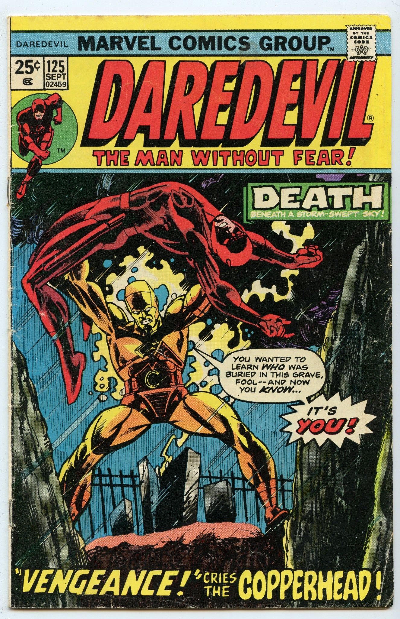 Daredevil 125 (Sep 1975) VG+ (4.5)