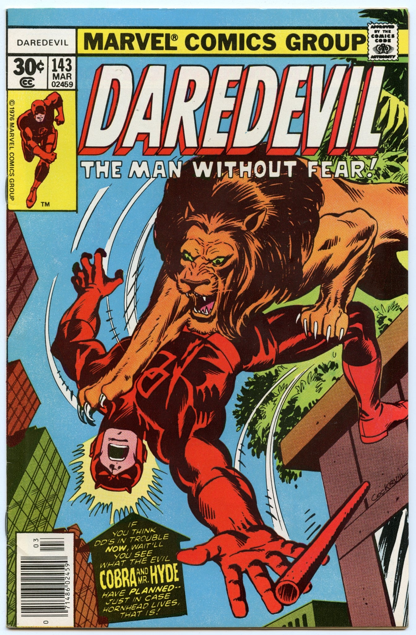 Daredevil 143 (Mar 1977) FI+ (6.5)