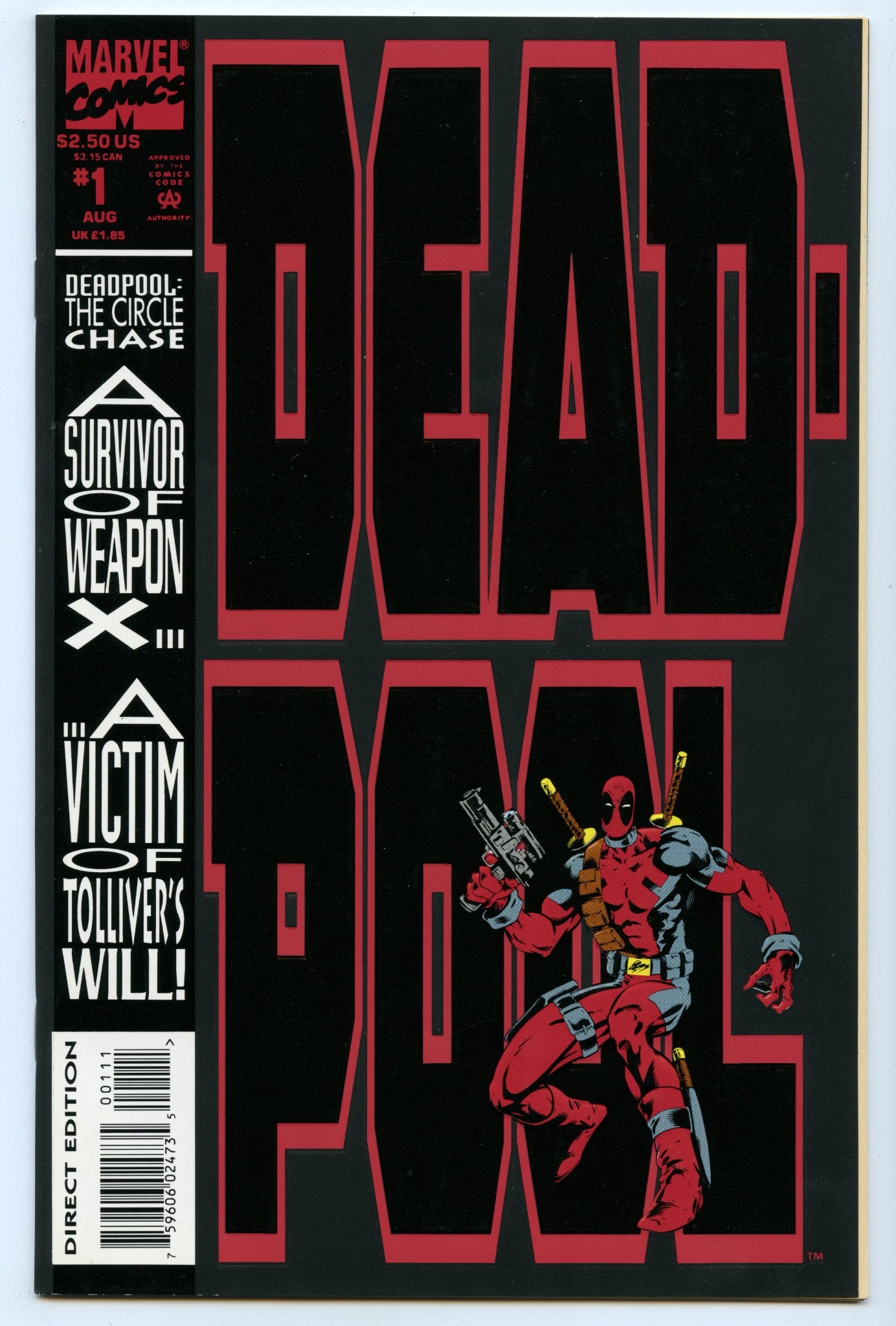 Deadpool: The Circle Chase 1 (Aug 1993) NM- (9.2)