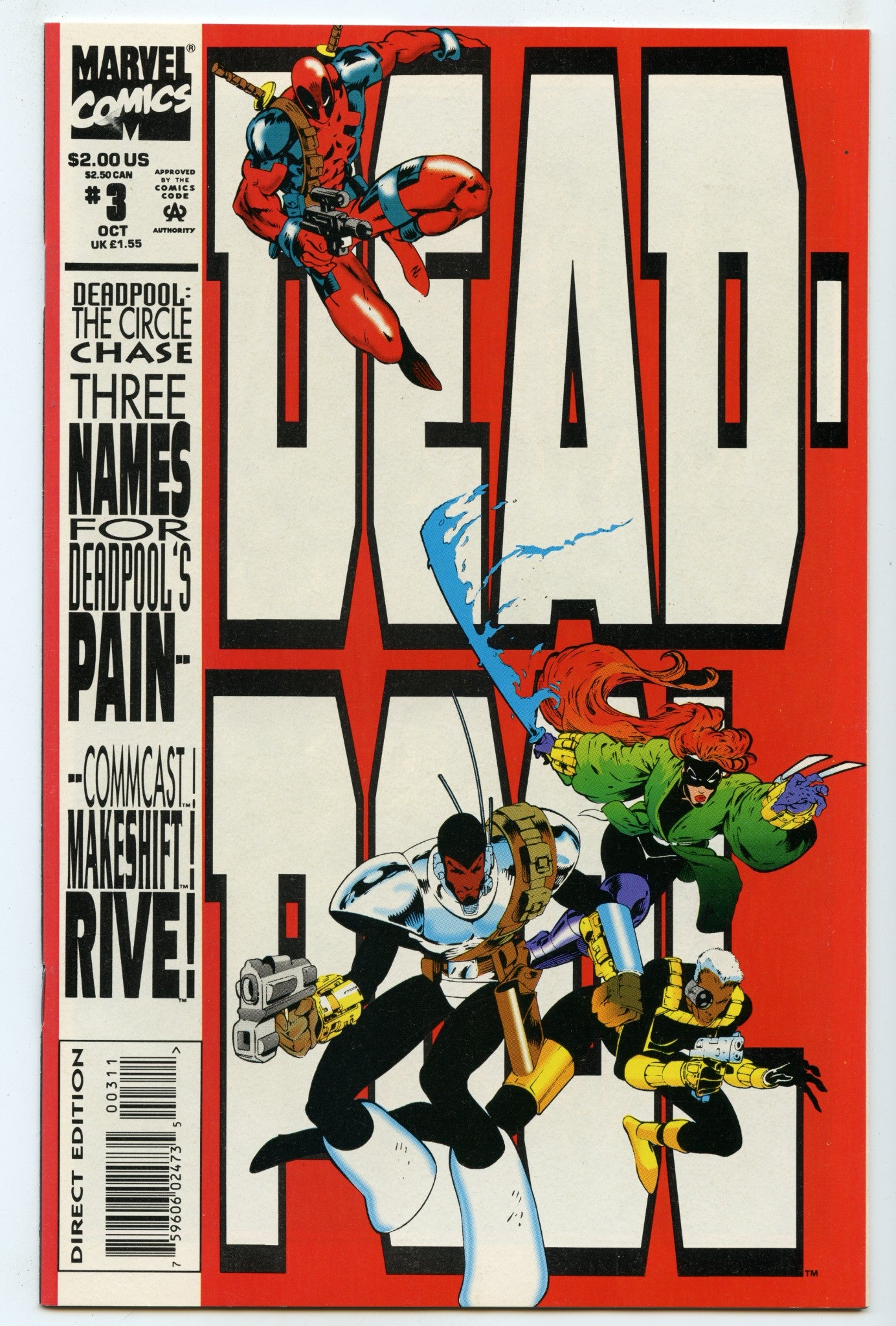 Deadpool: The Circle Chase 3 (Oct 1993) NM- (9.2)