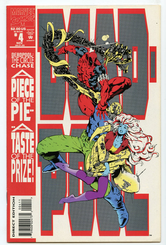 Deadpool: The Circle Chase 4 (Nov 1993) NM- (9.2)