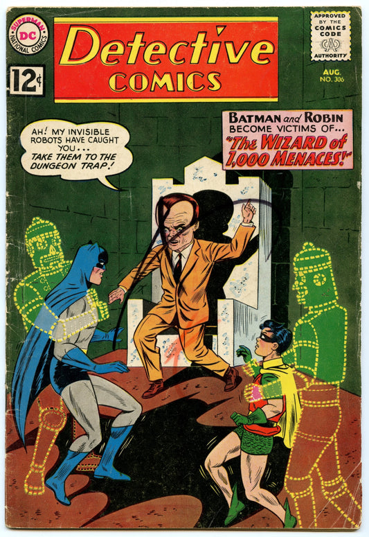 Detective Comics 306 (Aug 1962) VG- (3.5)