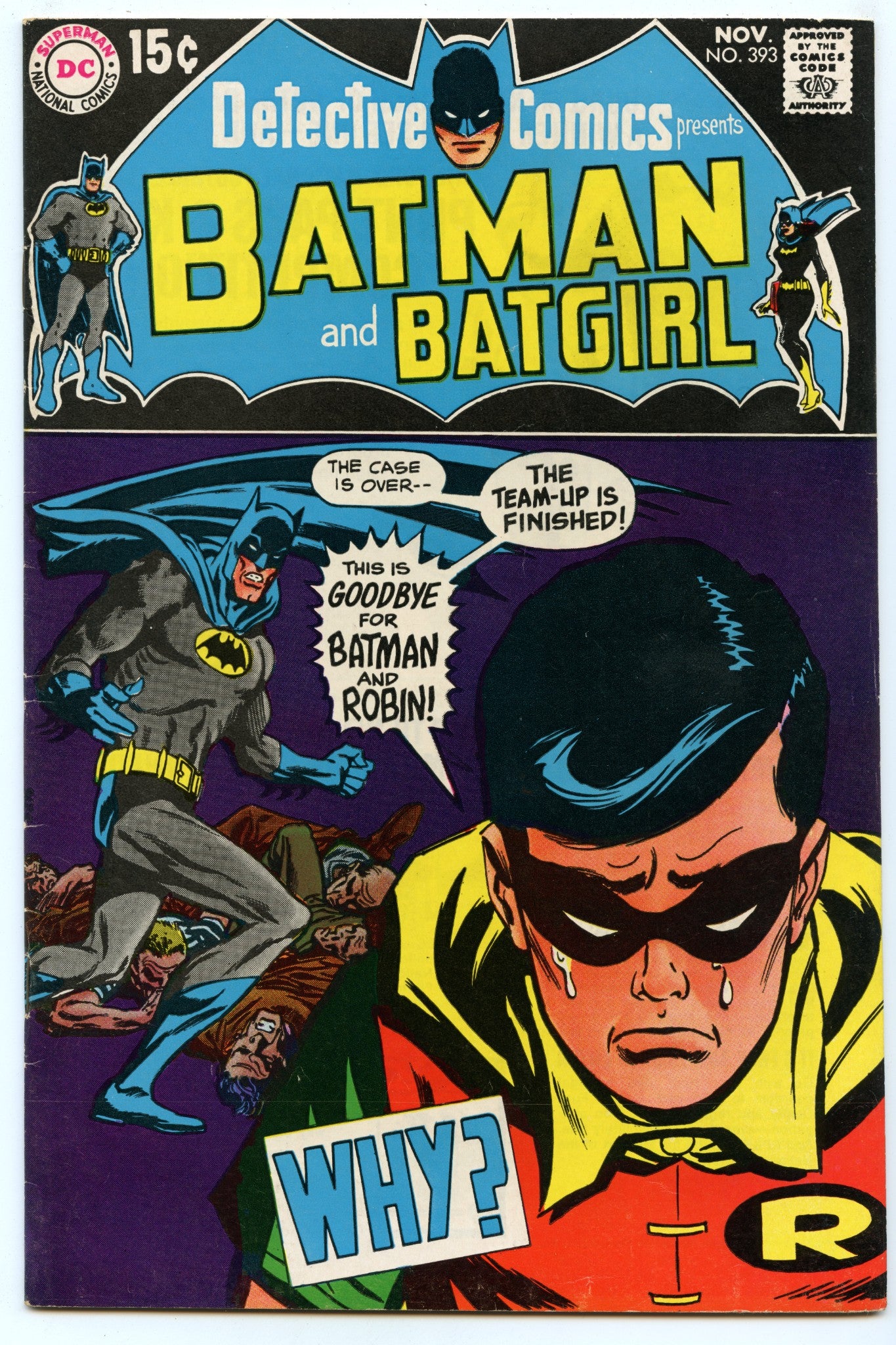 Detective Comics 393 (Nov 1969) VF (8.0)