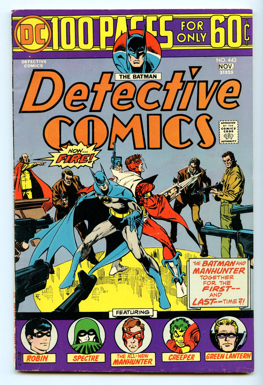 Detective Comics 443 (Nov 1974) FI+ (6.5)