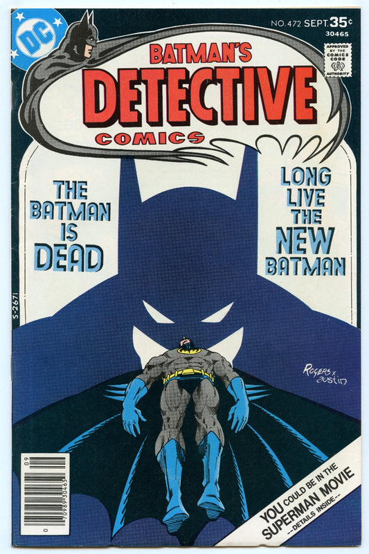 Detective Comics 472 (Sep 1977) VF (8.0)