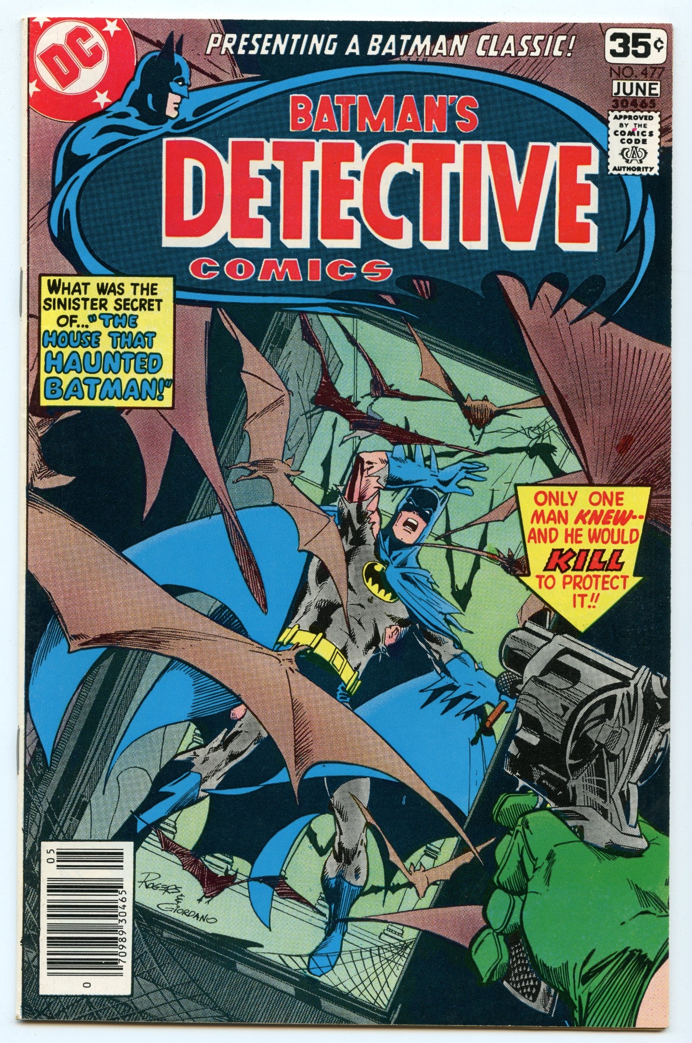 Detective Comics 477 (Jun 1978) FI/VF (7.0)