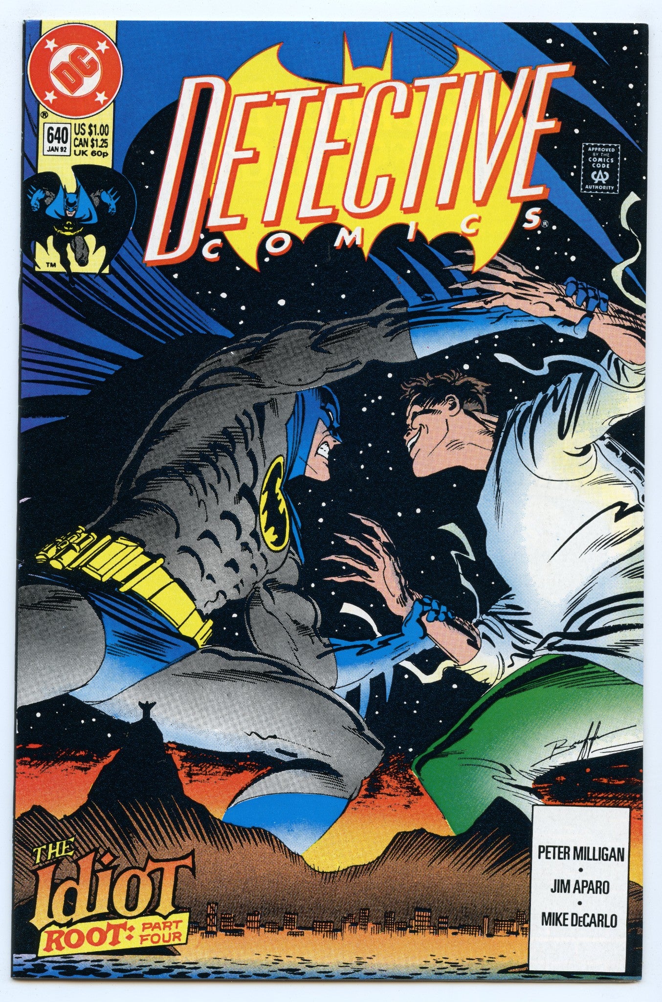 Detective Comics 640 (Jan 1992)  NM- (9.2)