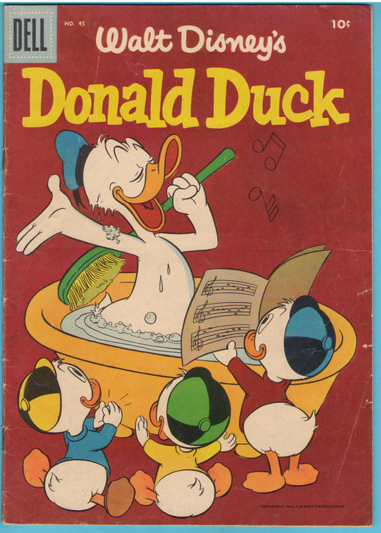 Donald Duck 45 Feb 1956 VG (4.0)
