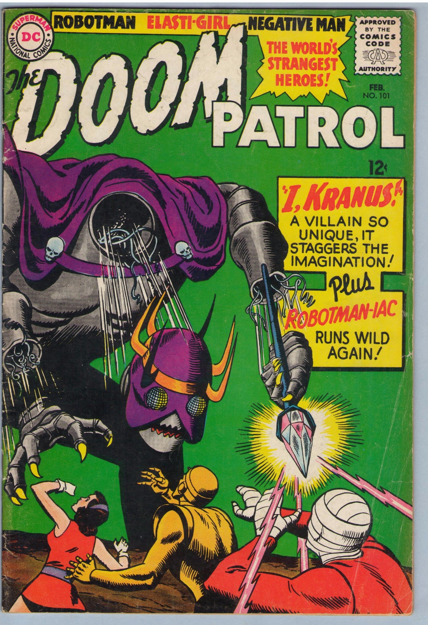 Doom Patrol 101 (Feb 1966) VG+ (4.5)