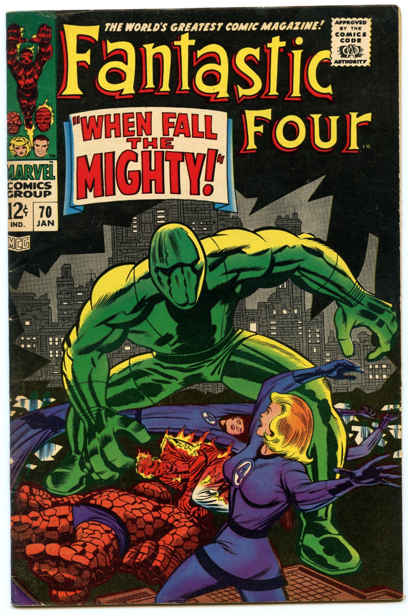 Fantastic Four 70 (Jan 1968) VF (8.0)