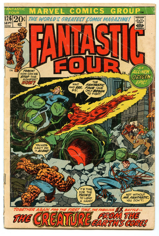 Fantastic Four 126 (Sep 1972) GD/VG (3.0)