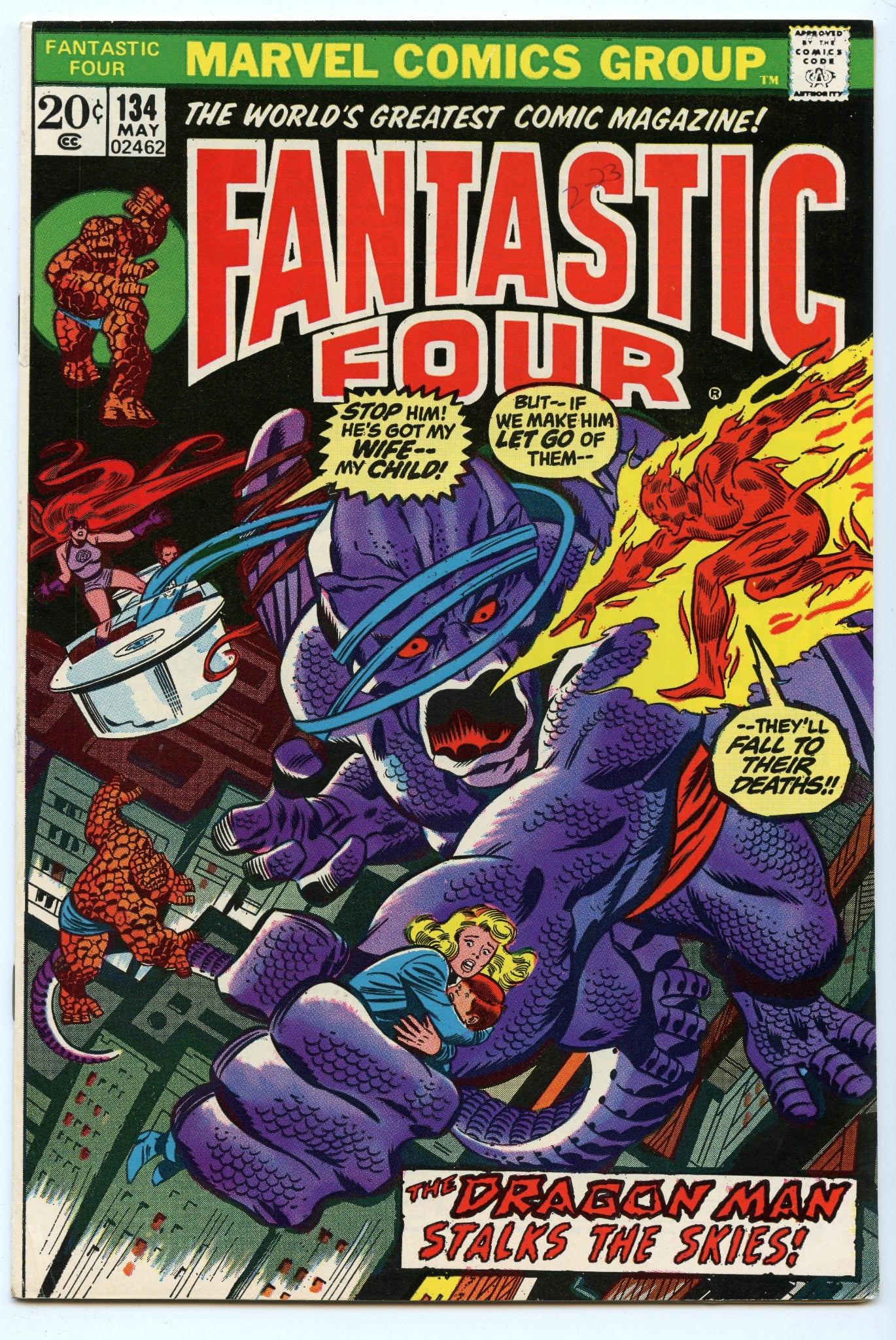 Fantastic Four 134 (May 1973) VF (8.0)