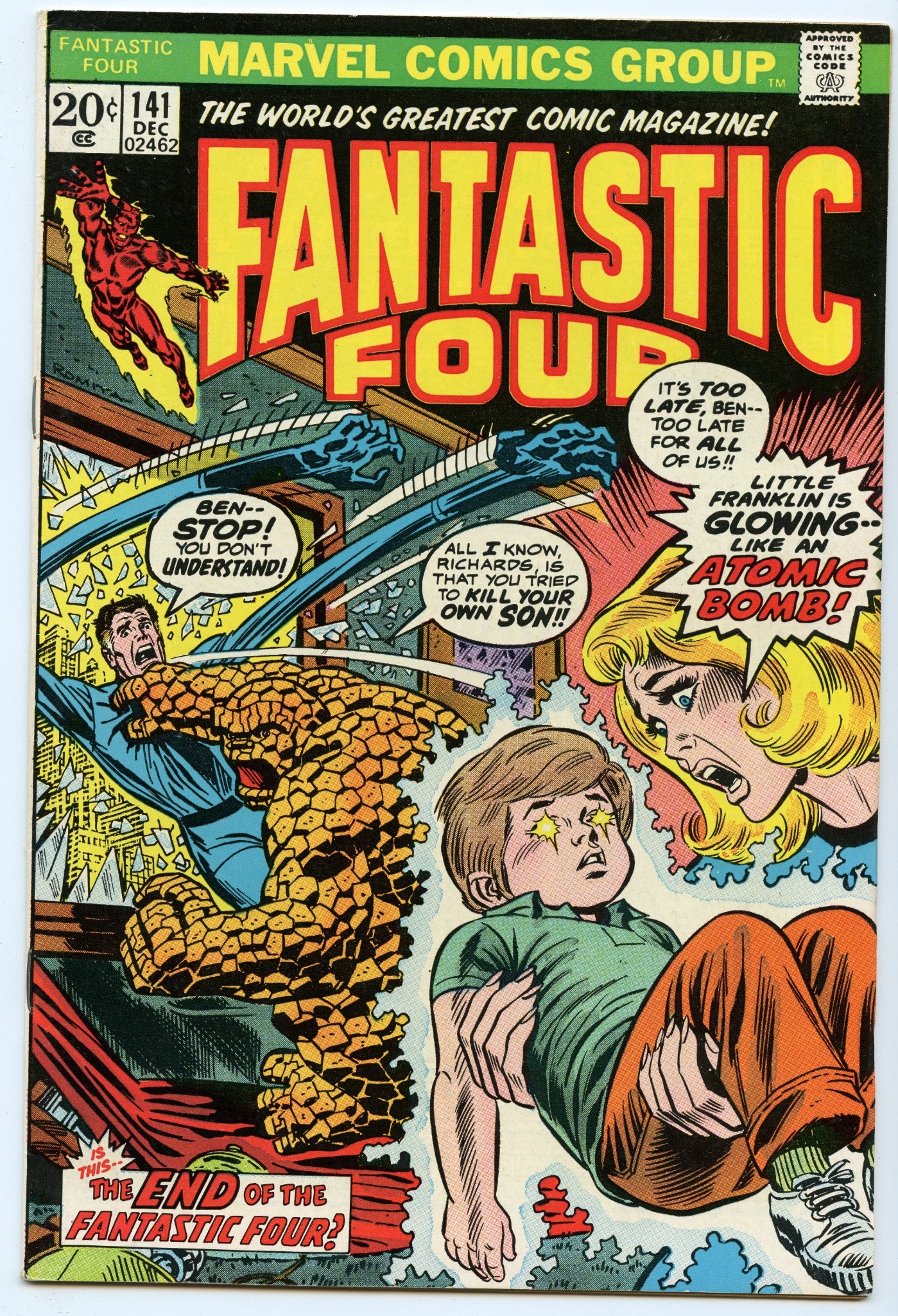 Fantastic Four 141 (Dec 1973) VF (8.0)