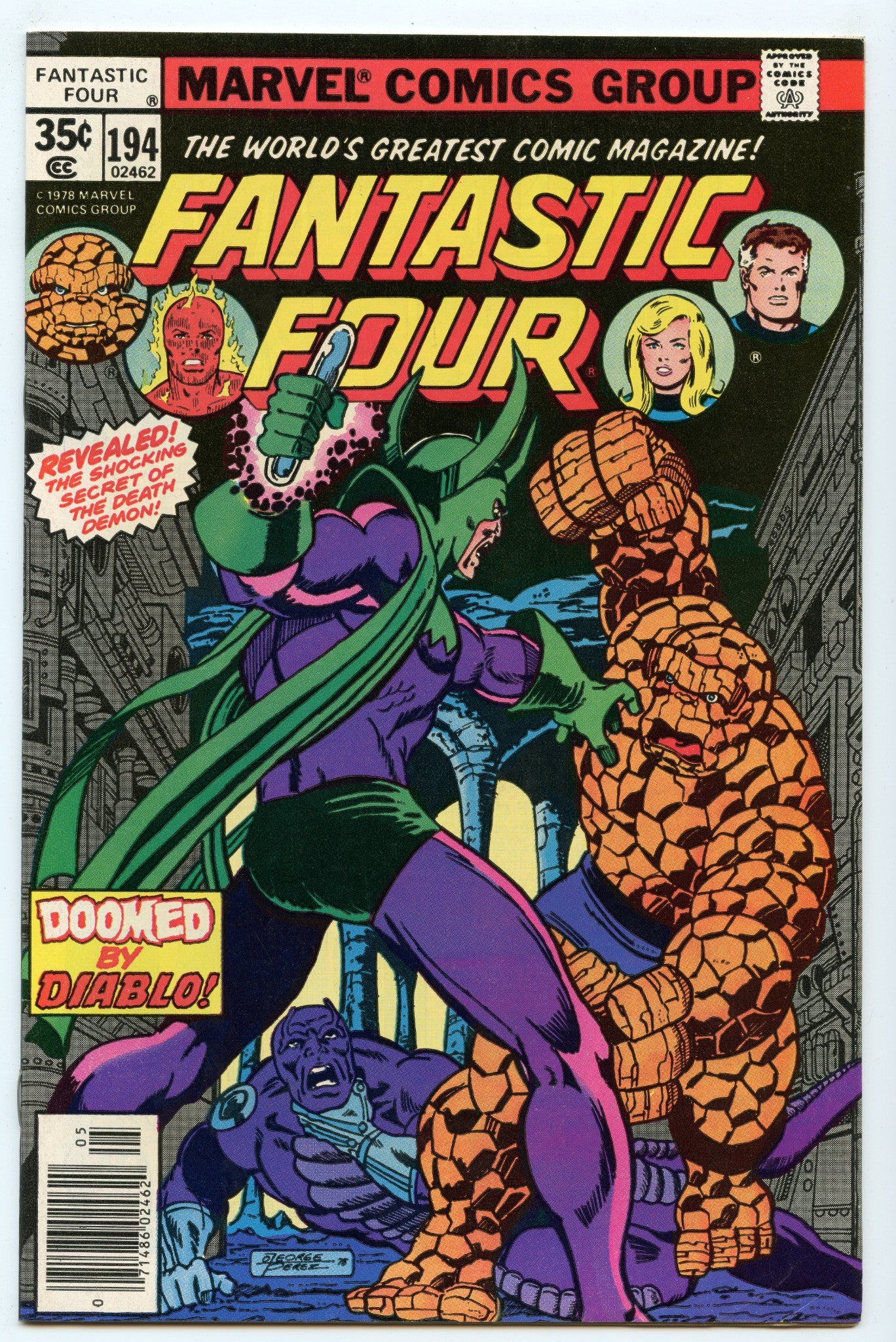 Fantastic Four 194 (May 1978) FI/VF (7.0)