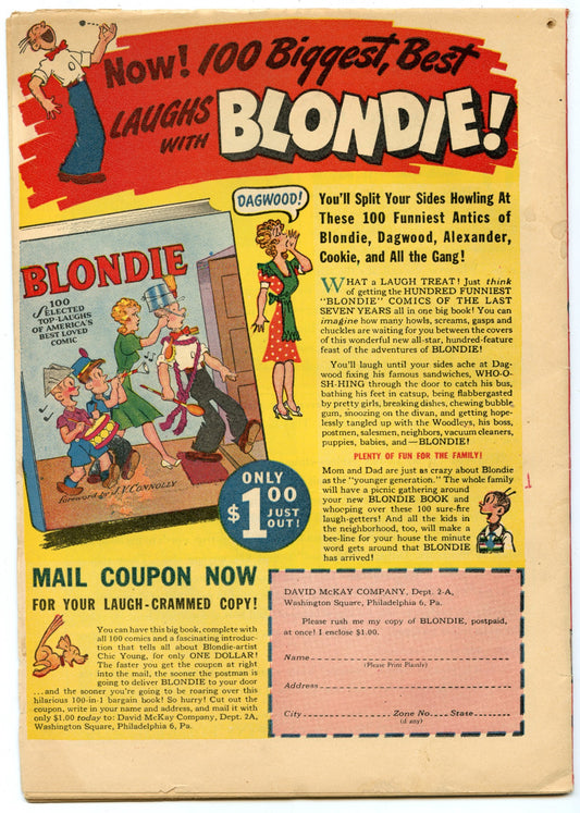Feature Book 45 (1945) VG+ (4.5) - Blondie