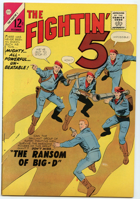 Fightin' Five 30 (Dec 1964) FI (6.0)