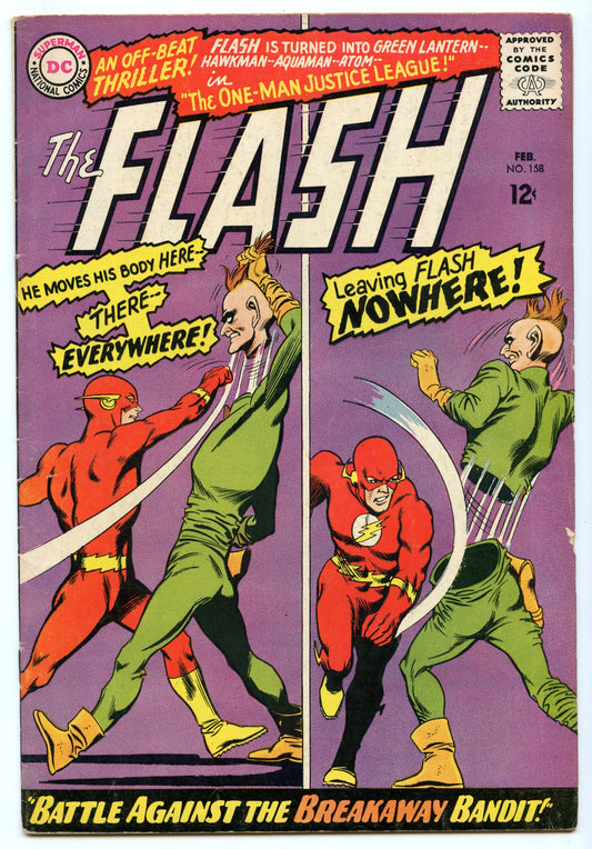 Flash 158 (Feb 1966) VG+ (4.5)