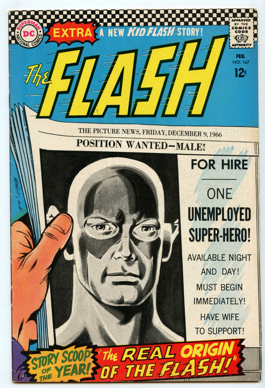 Flash 167 (Feb 1967) FI/VF (7.0)