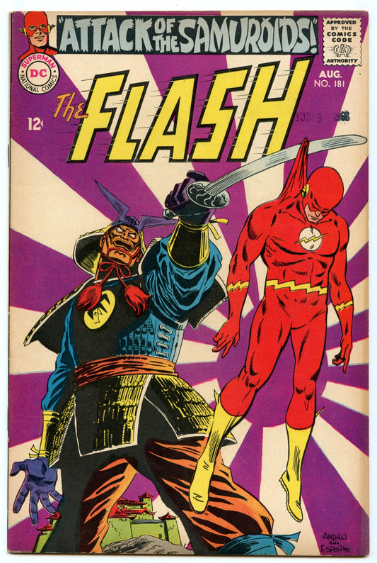 Flash 181 (Aug 1968) VF+ (8.5)