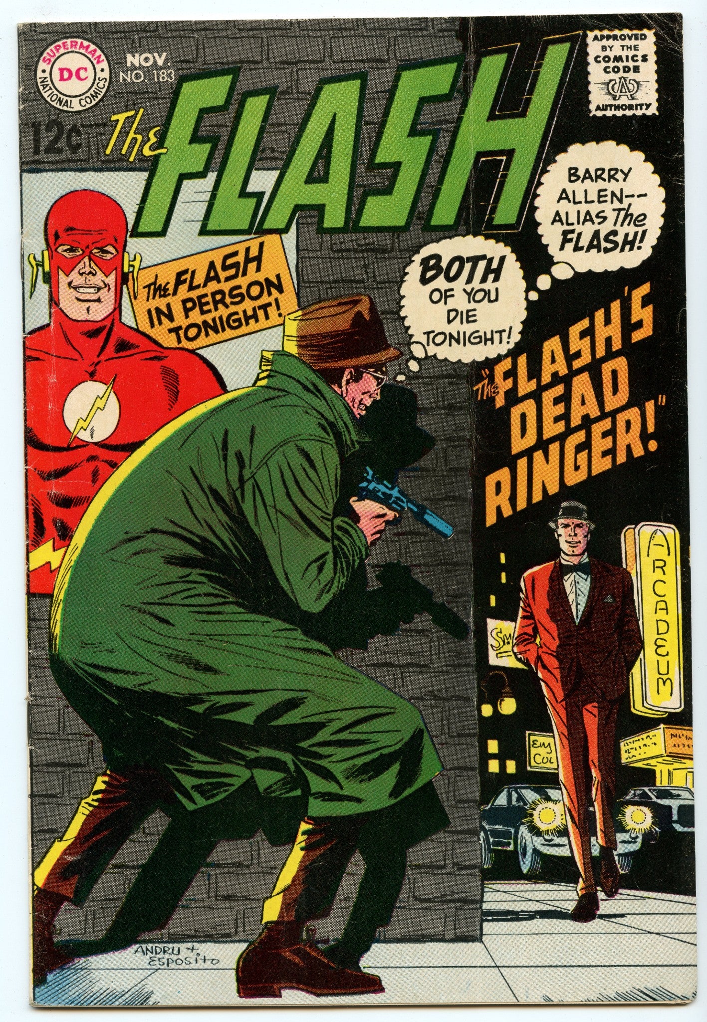 Flash 183 (Nov 1968) VG/FI (5.0)