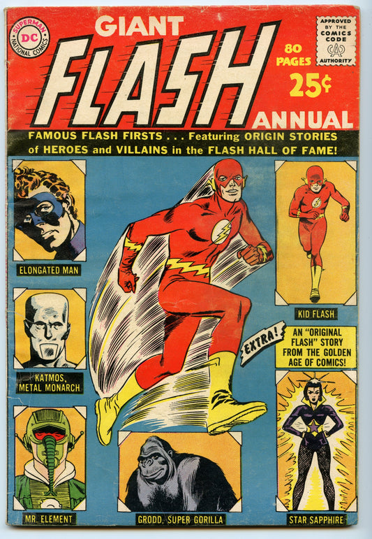 Flash Annual 1 (Jun 1963) VG- (3.5)