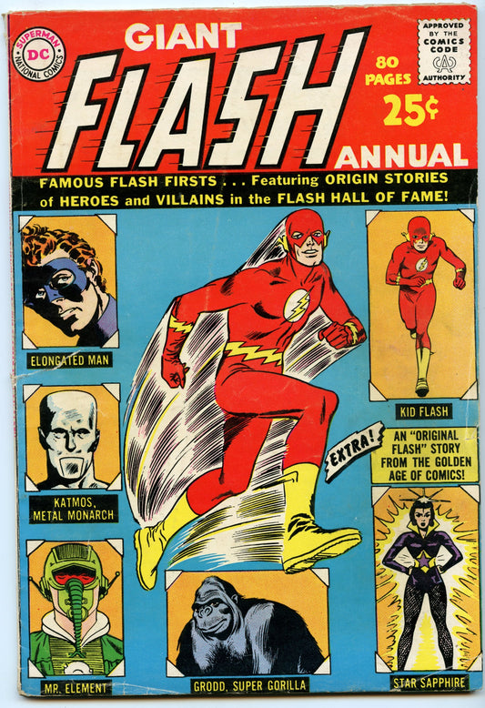 Flash Annual 1 (Jun 1963) VG (4.0)